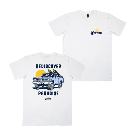 Rediscover Paradise Tee White