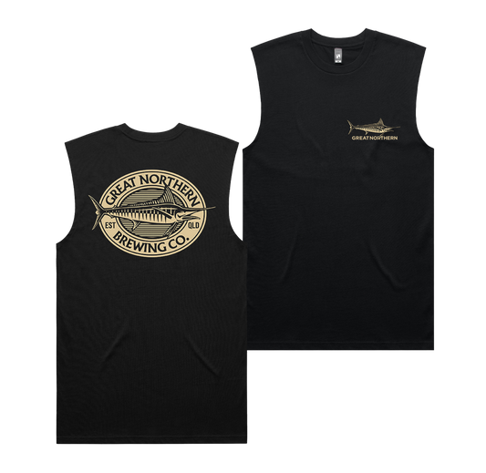 Outrigger Muscle Tee Black