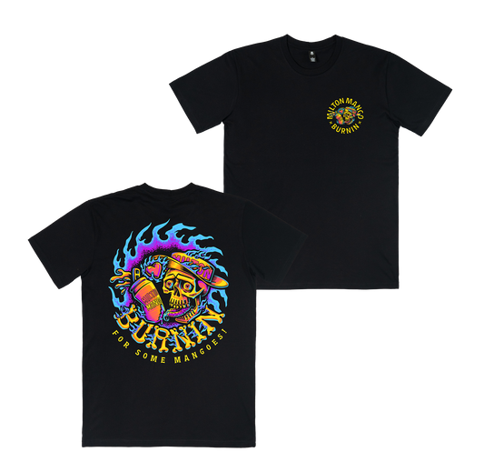 Burnin' 2 Tee Black