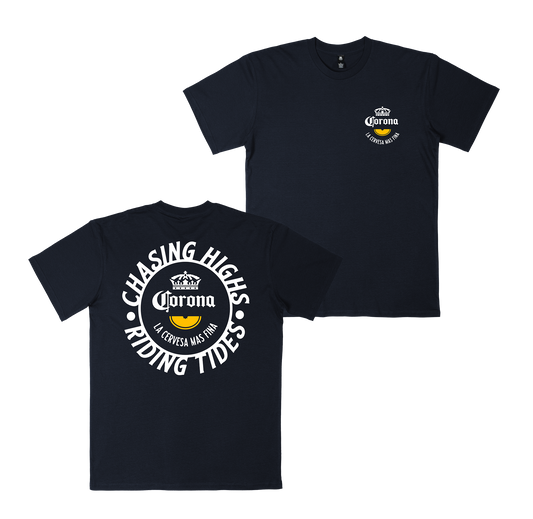Chasing Highs Tee Navy