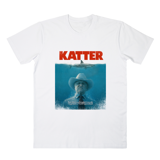 Katter Jaws Tee White