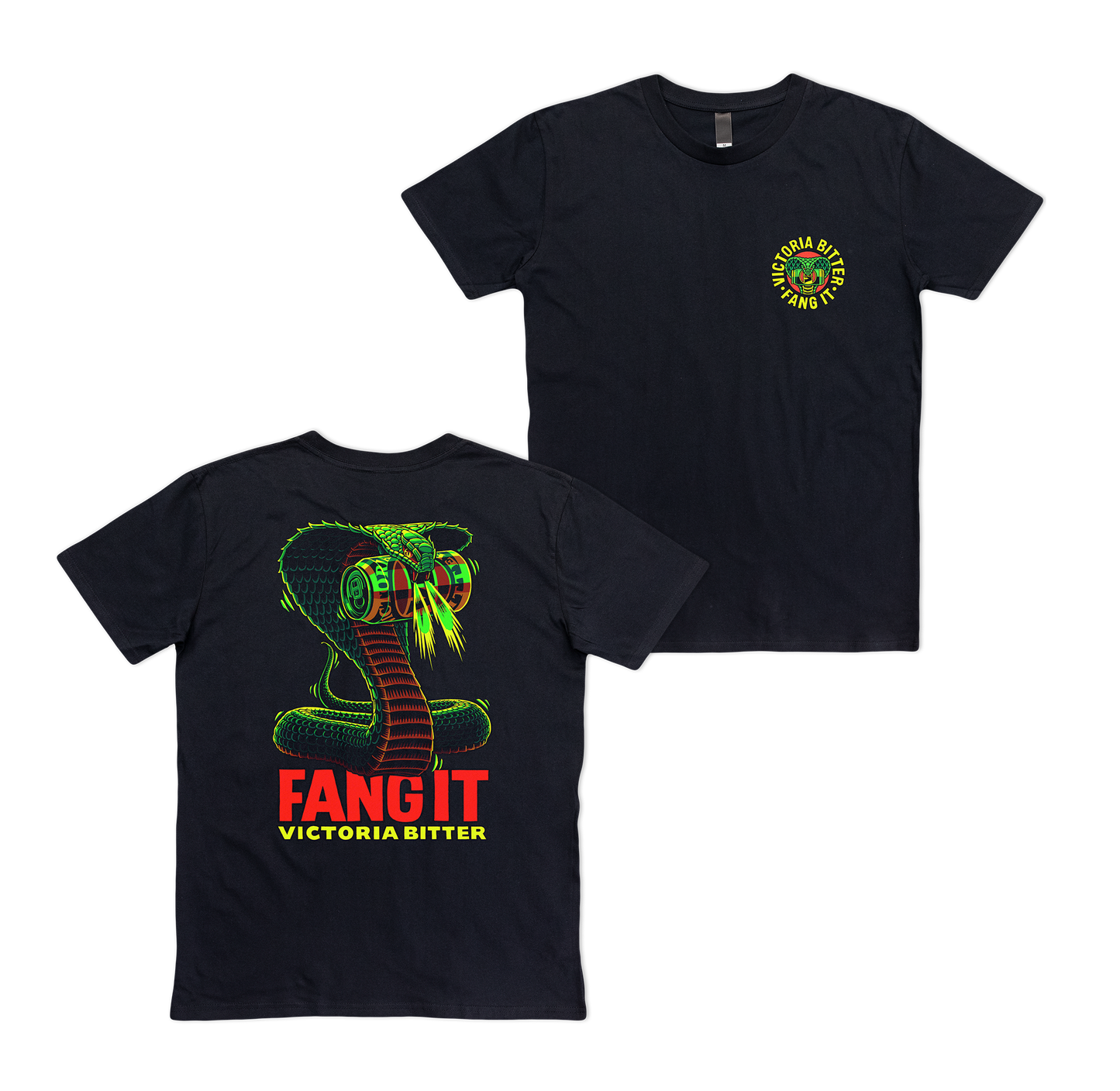 Fang It Tee Black