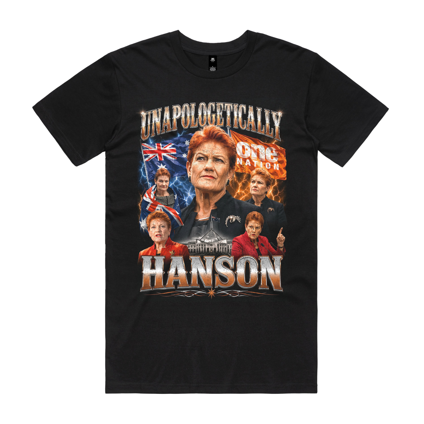Hanson Bootleg Tee Black