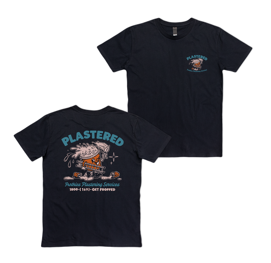 Plastered Tee Black