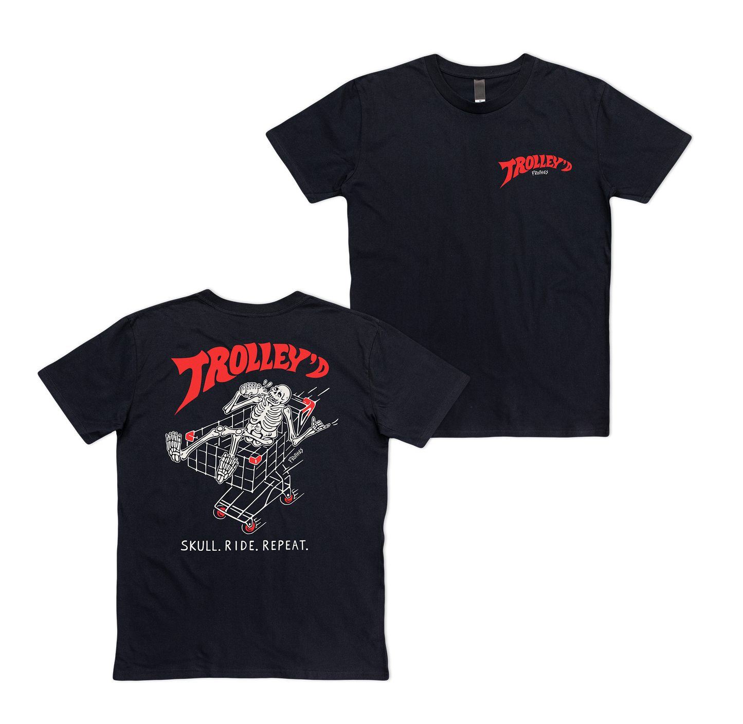 Trolley'd Tee Black