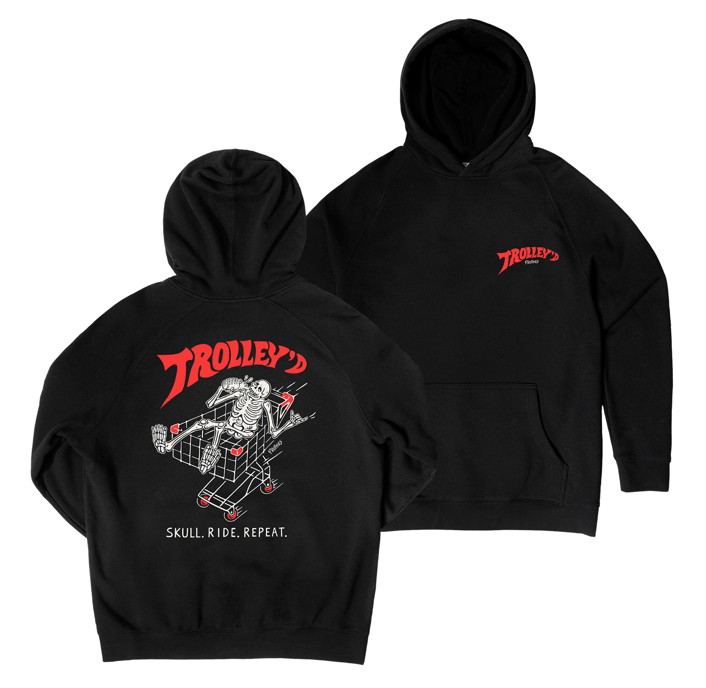 Trolley'd Hoodie Black