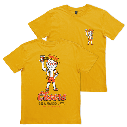 Milton Mango Man Tee Mustard