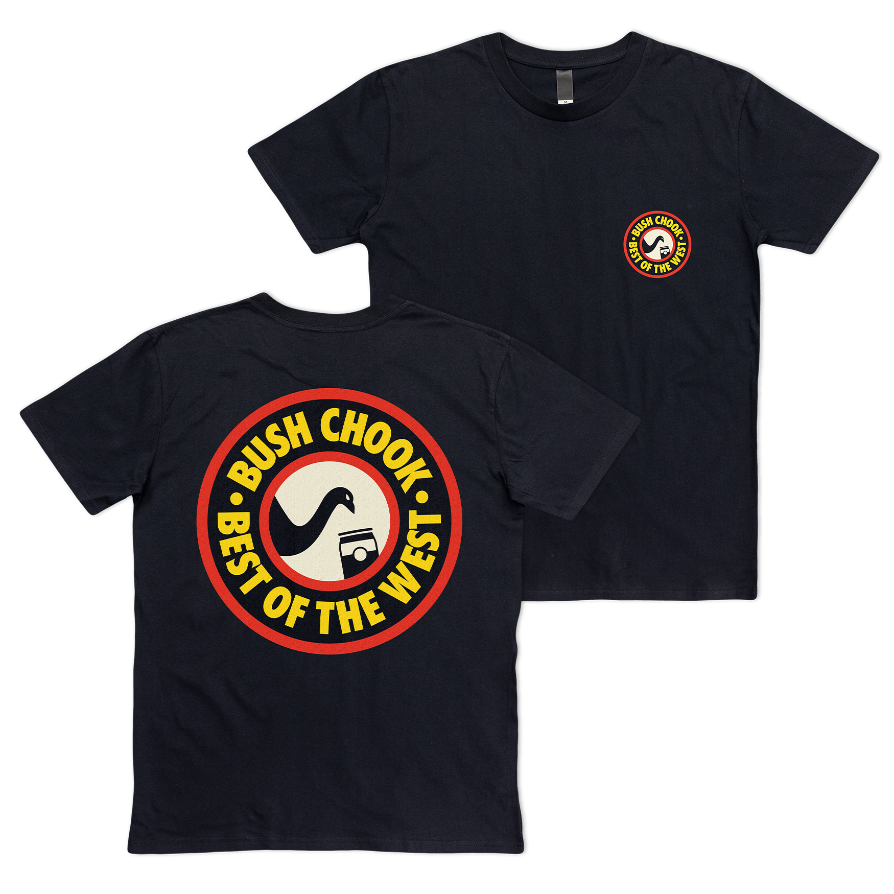 Best of the West Tee Black T-Shirt Bush Chook