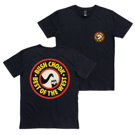Best of the West Tee Black T-Shirt Bush Chook