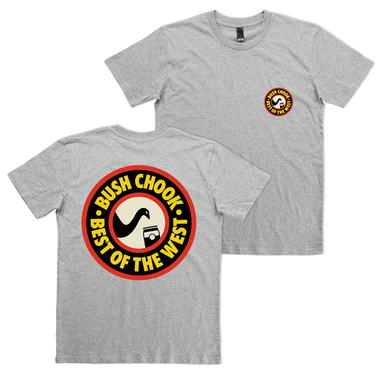 Best of the West Tee Grey T-Shirt Bush Chook