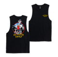 Big Chook Energy Muscle Tee Black Muscle Bush Chook