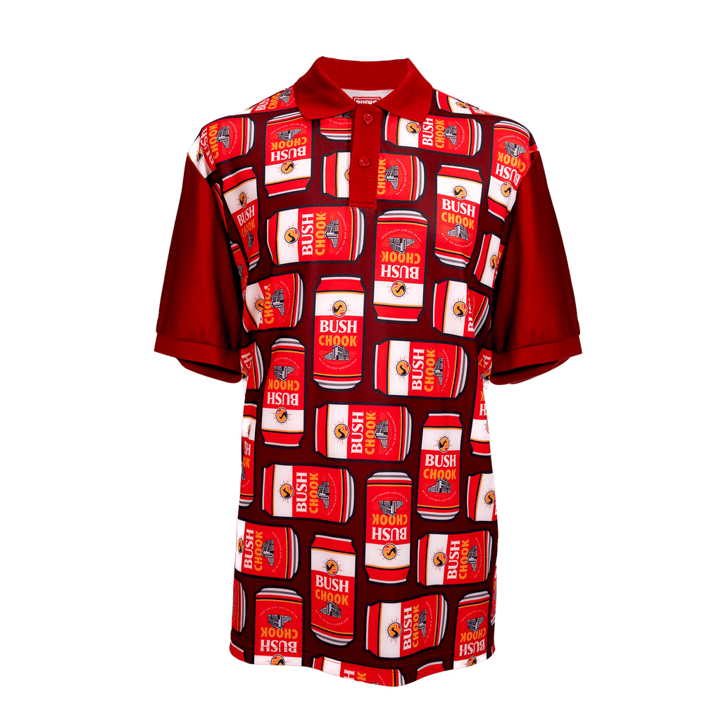 Canned Polo Shirt Polo Bush Chook