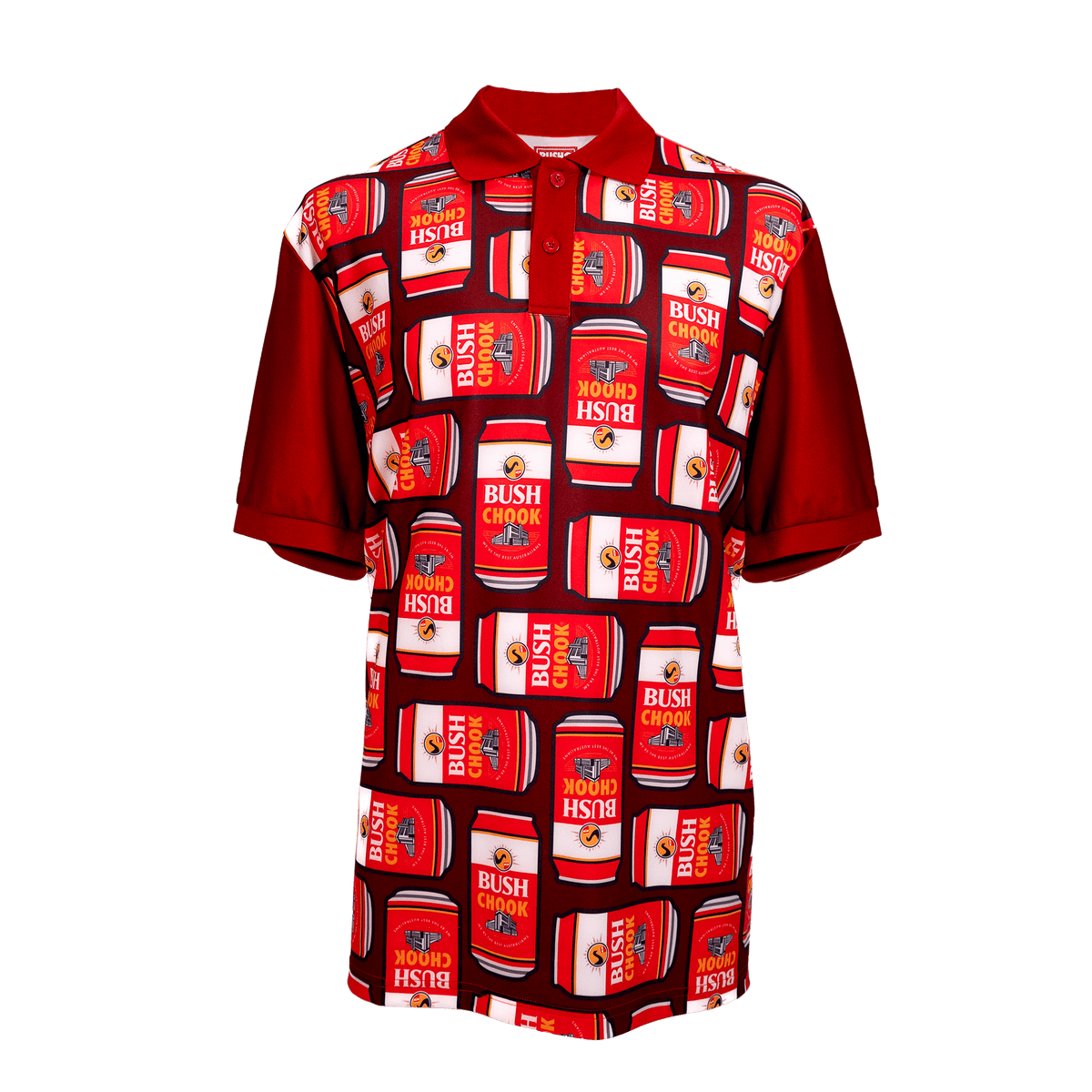 Canned Polo Shirt Polo Bush Chook