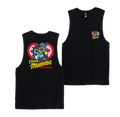 Chook Mumma Muscle Tee Black Muscle Bush Chook