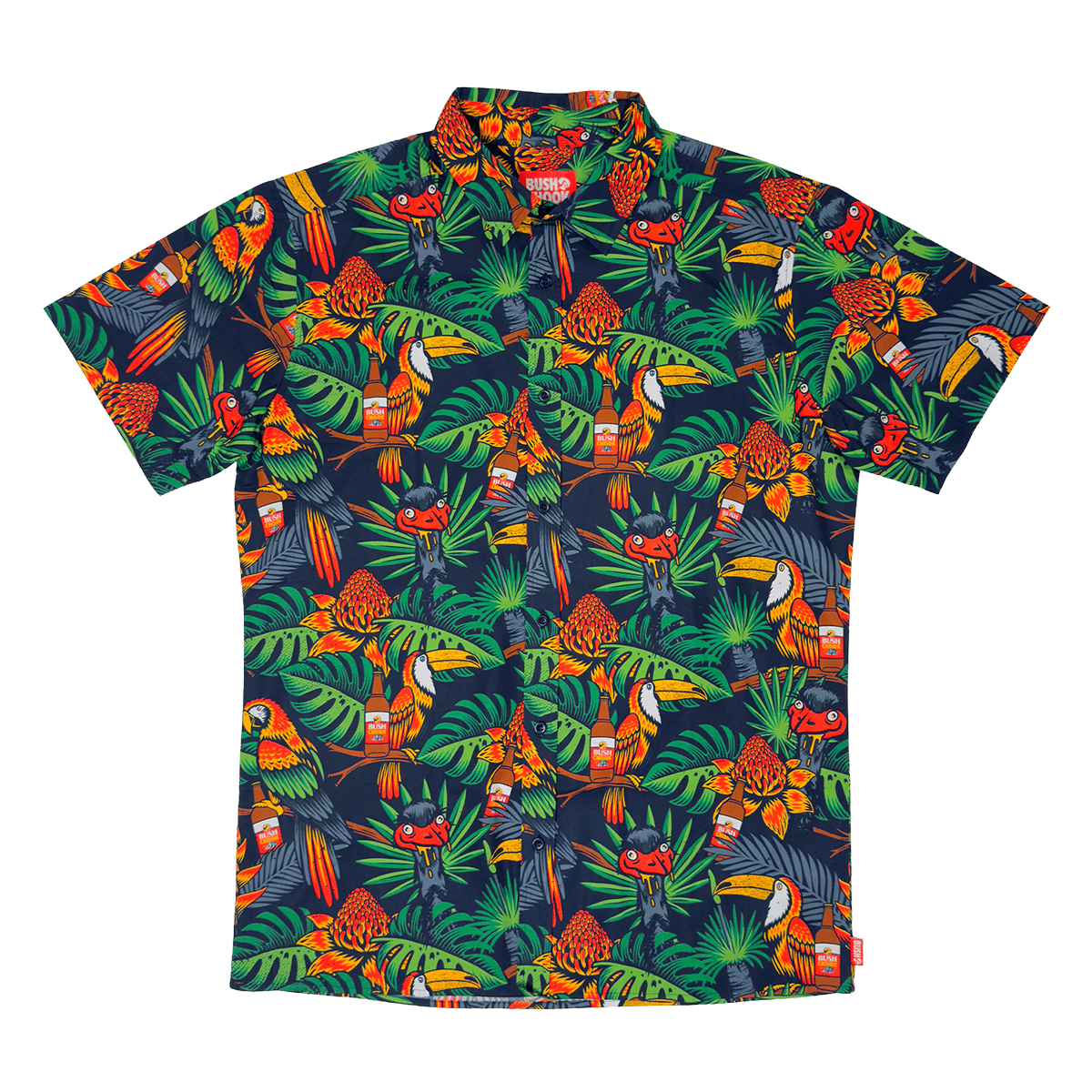 Chooked Out Button-up Button-up Bush Chook