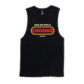 Chooko Muscle Tee Black Muscle Bush Chook