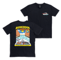 Chooks On Tour: Horizontal Falls Tee Black T-Shirt Bush Chook
