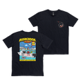 Chooks On Tour: Mandurah Tee Black T-Shirt Bush Chook