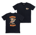 Cooked Burra Tee Black T-Shirt Bush Chook