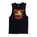 Dirty Chooks Muscle Tee Black Muscle Bush Chook