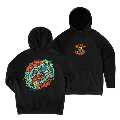 Fast & Filthy Hoodie Black Hoodie Bush Chook