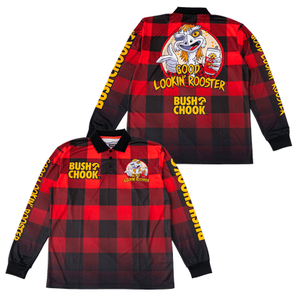 Good Lookin' Rooster Fishing Jersey Fishing Jersey Bush Chook