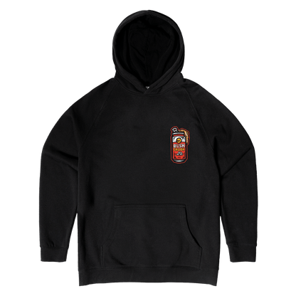 Gutted Hoodie Black Hoodie Bush Chook