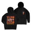 Gutted Hoodie Black Hoodie Bush Chook