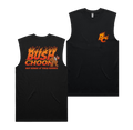 Hot Birds Muscle Tee Black T-Shirt Bush Chook