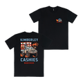 Kimberley Cashies Tee Black T-Shirt Bush Chook