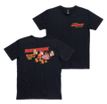 Knock Off Time Tee Black T-Shirt Bush Chook