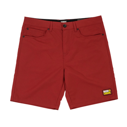 Margs Walk Shorts Maroon Shorts Bush Chook
