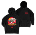 One For the Road Hoodie Black Hoodie Bush Chook