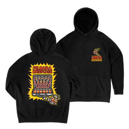 Pilbara Briefcase 2 Hoodie Black Hoodie Bush Chook