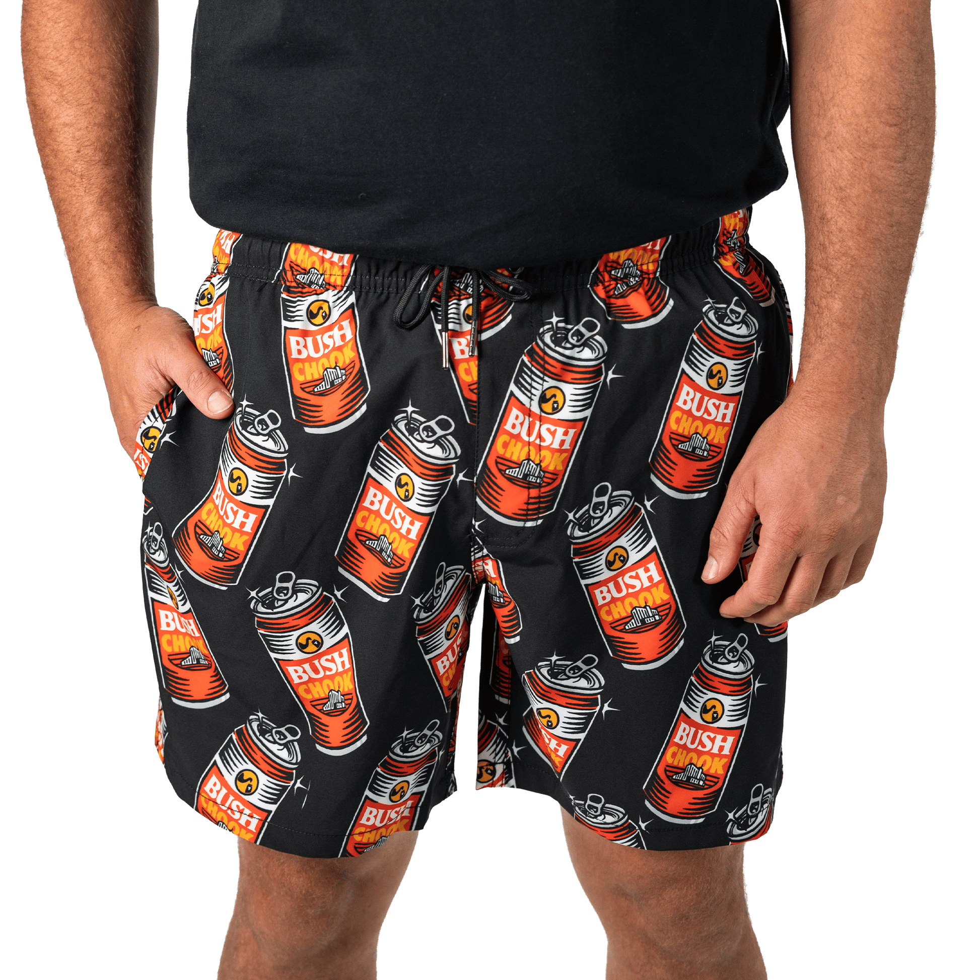 Polished Off Beach Short Shorts Bush Chook