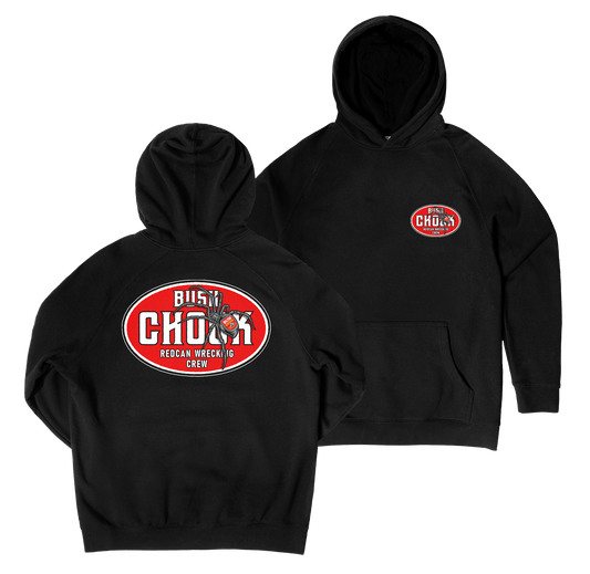 Redback Wreckers Hoodie Black Hoodie Bush Chook