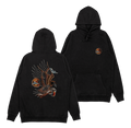 Tin Bird Hoodie Black Hoodie Bush Chook