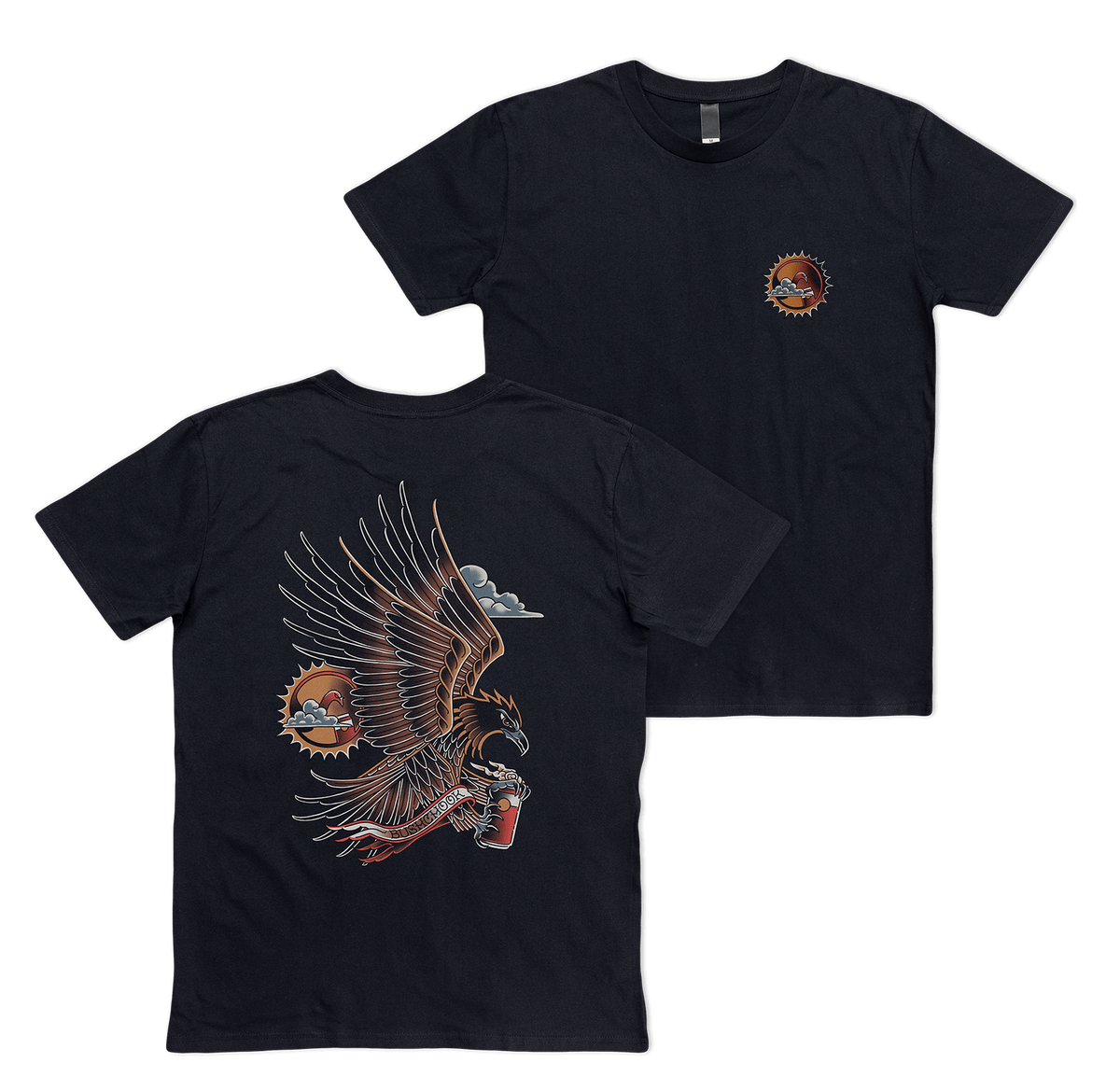 Tin Bird Tee Black T-Shirt Bush Chook