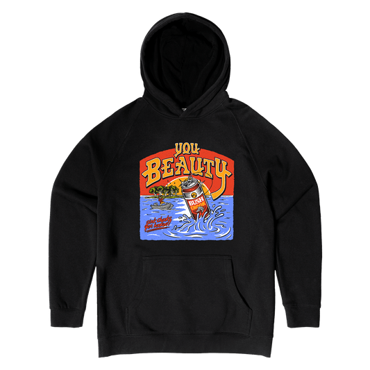 You Beauty Hoodie Black Hoodie Bush Chook