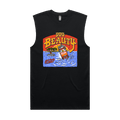 You Beauty Muscle Tee Black T-Shirt Bush Chook