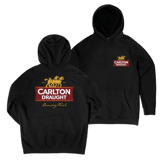Carlton Draught Classic Hoodie Black Hoodie Carlton Draught