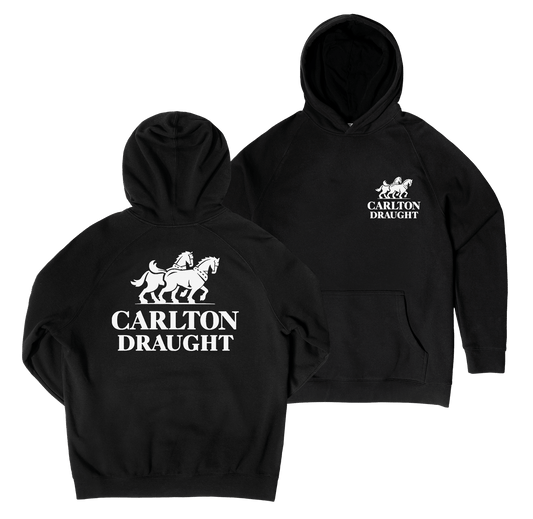 Carlton Draught Current Hoodie Black Hoodie Carlton Draught