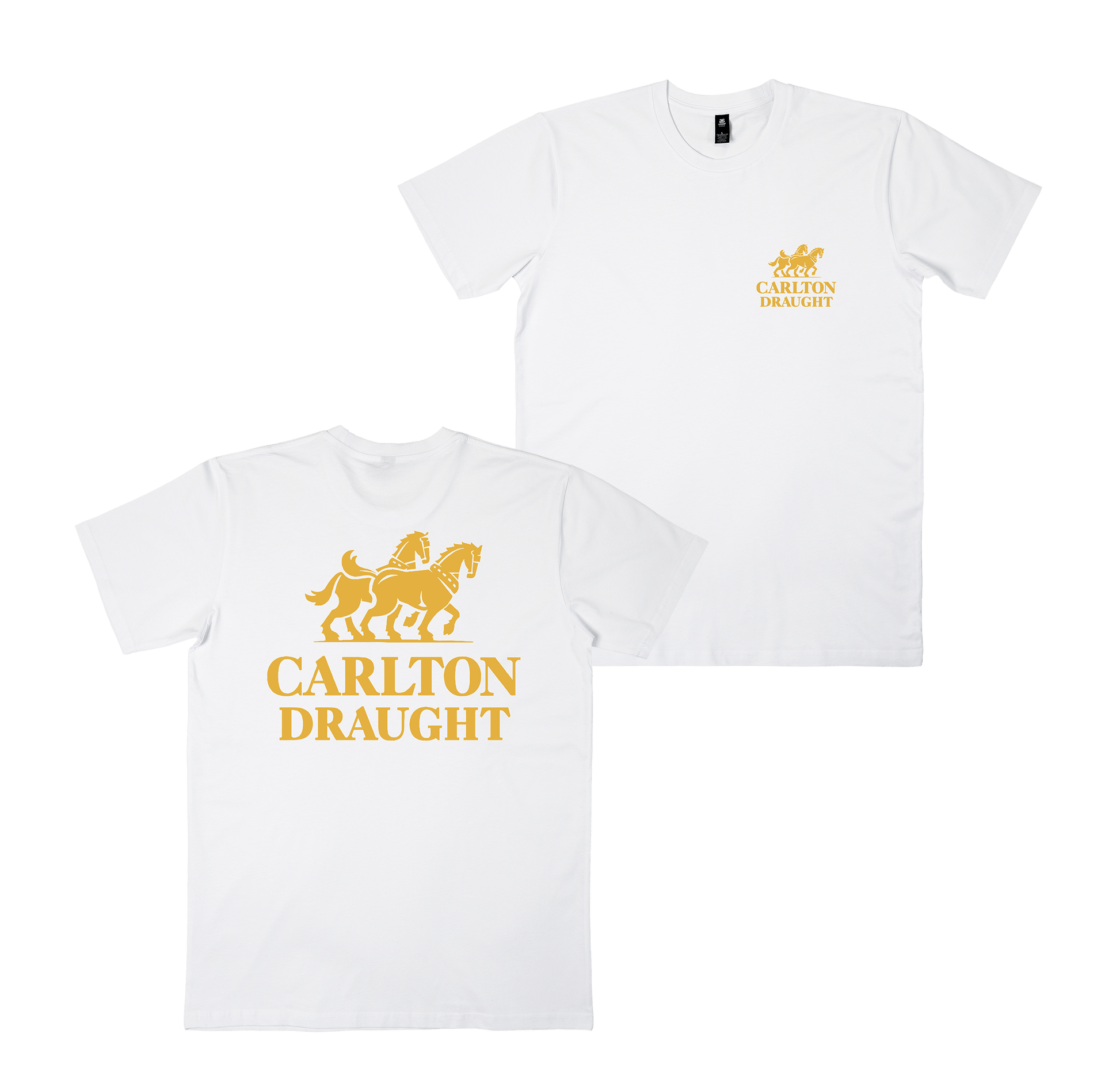 Carlton Draught Current Tee White T-Shirt Carlton Draught