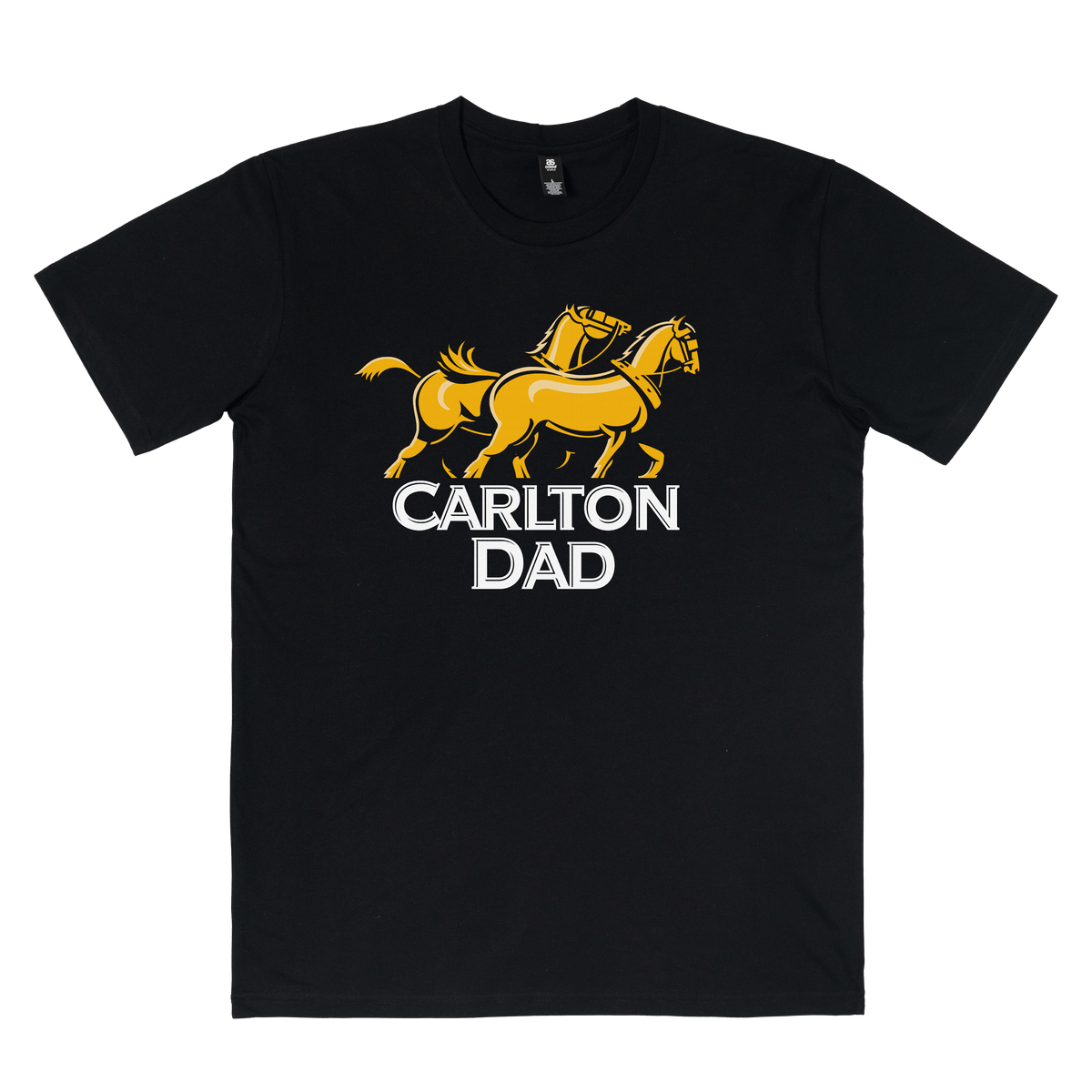 Carlton Draught Dad Tee Black T-Shirt Carlton Draught