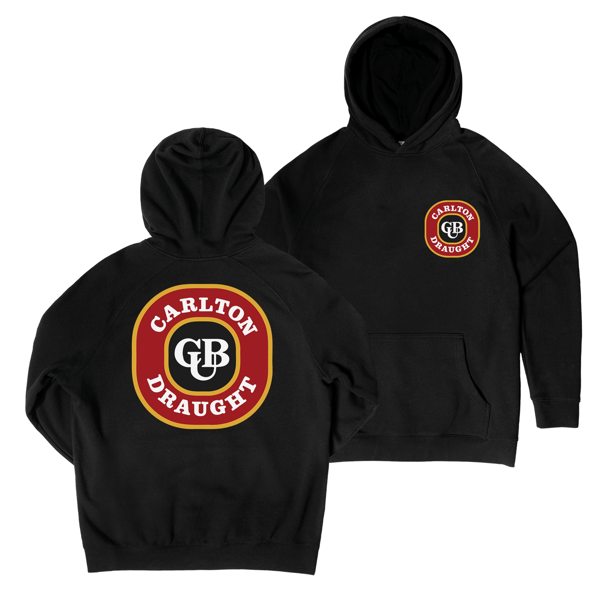 Carlton Draught Vintage Hoodie Black Hoodie Carlton Draught