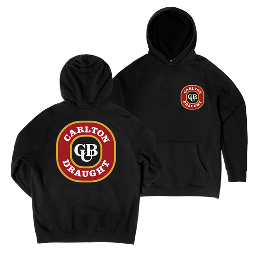 Carlton Draught Vintage Hoodie Black Hoodie Carlton Draught