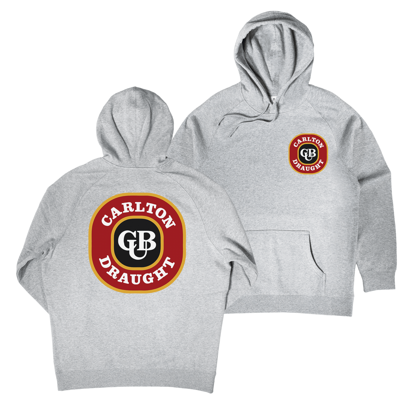 Carlton Draught Vintage Hoodie Grey Hoodie Carlton Draught