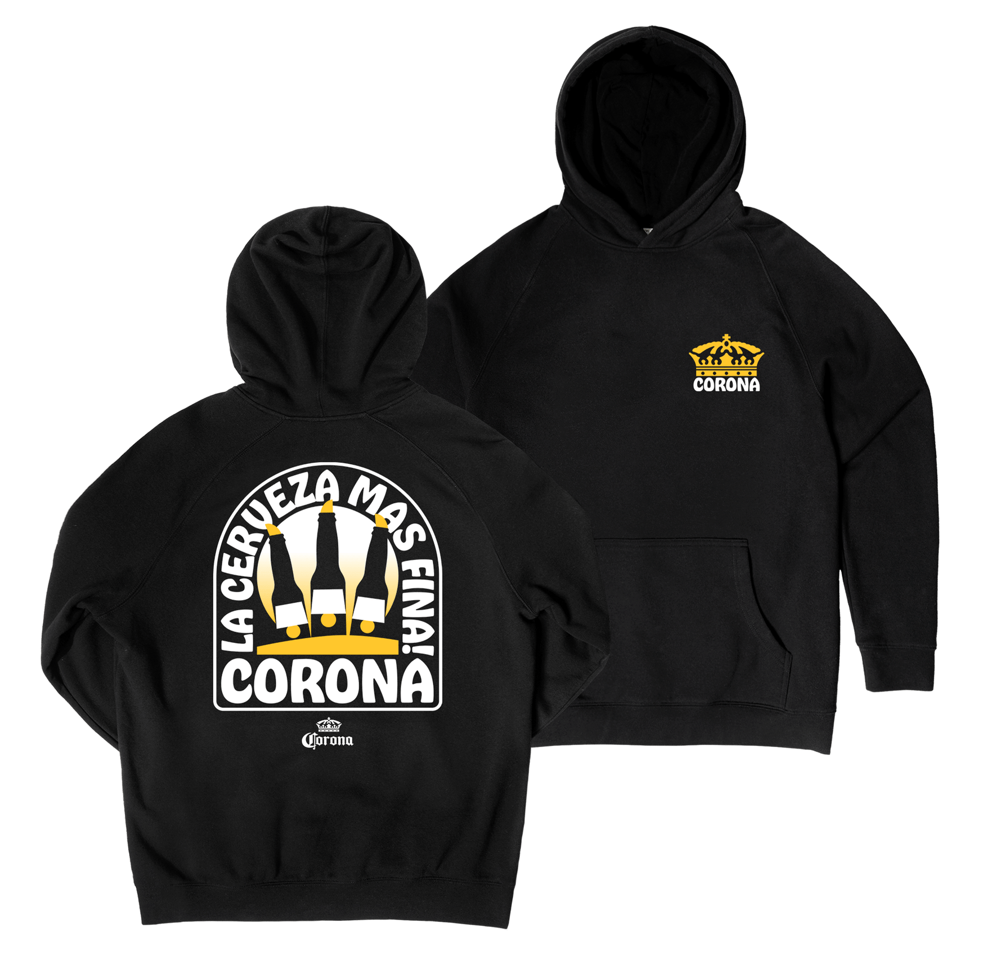 Beach Bum Hoodie Black Hoodie Corona
