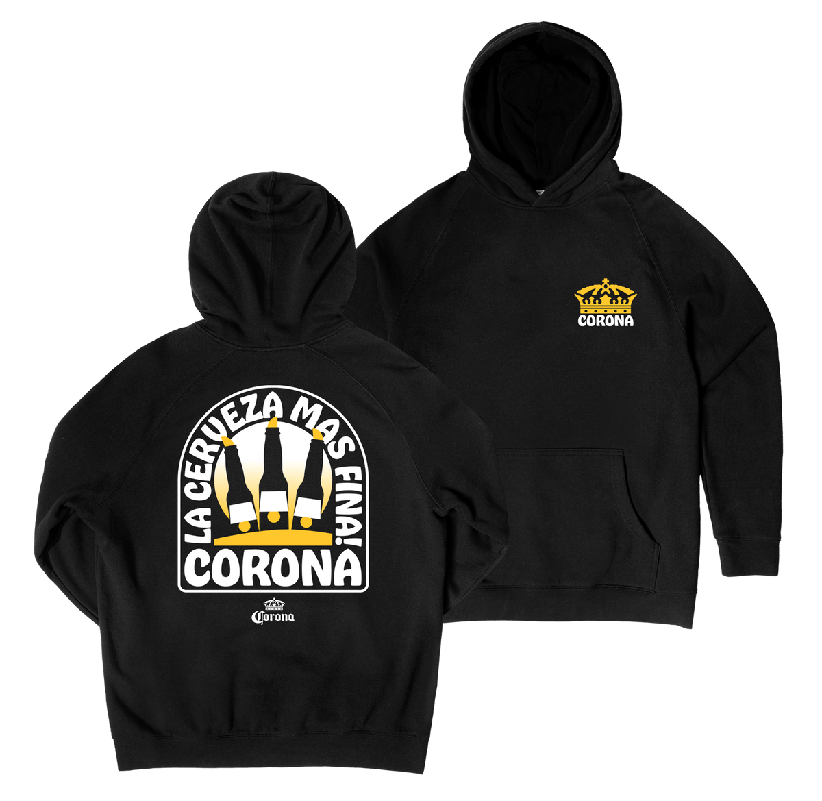 Beach Bum Hoodie Black Hoodie Corona
