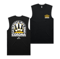 Beach Bum Muscle Tee Black T-Shirt Corona